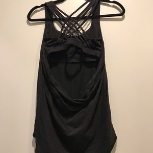 Lulu lemon open back workout top